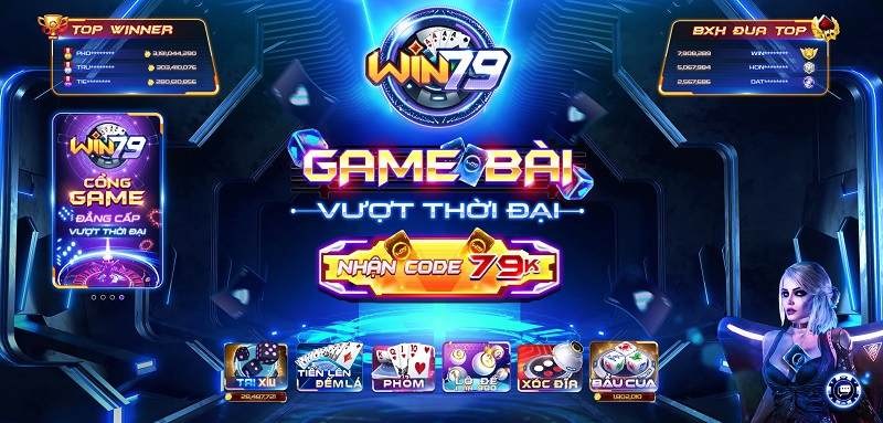 Win79 là cổng game cực kỳ nổi tiếng trong giới anh em cược thủ